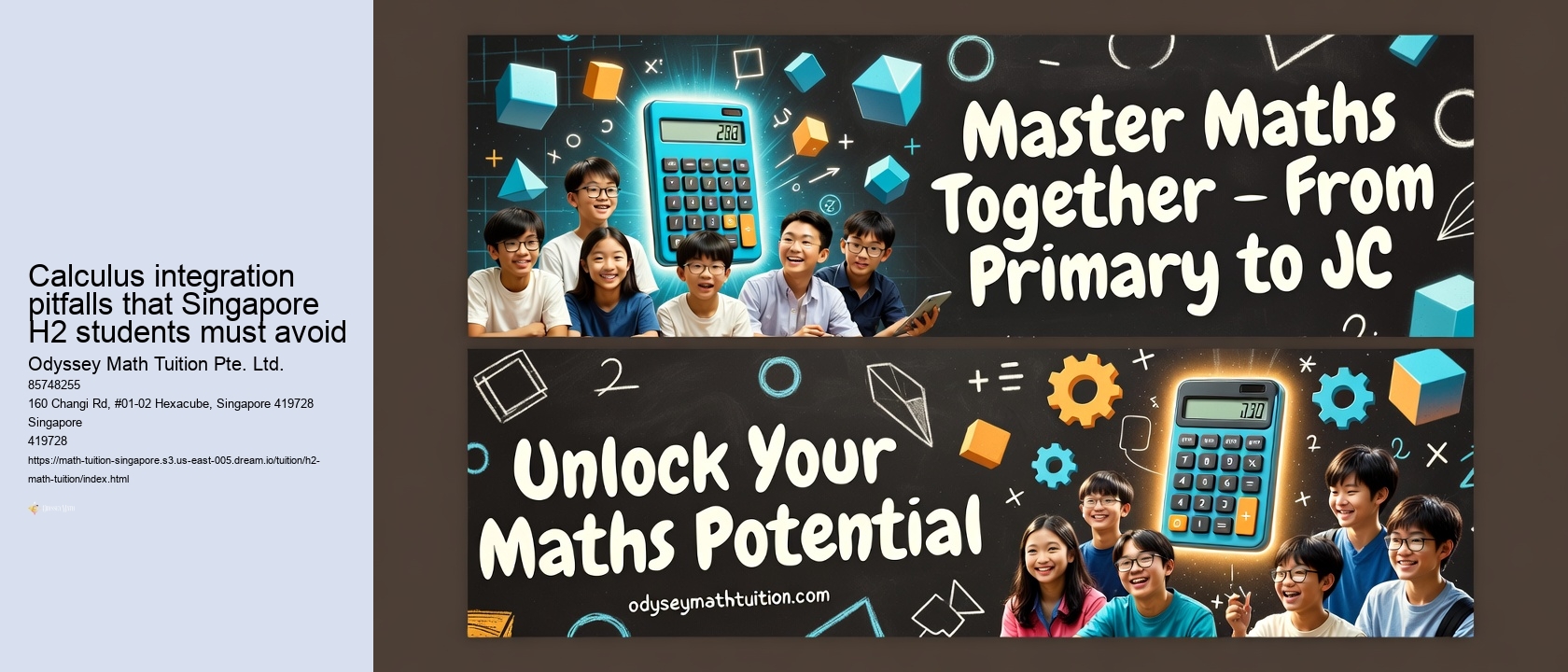 Calculus integration pitfalls that Singapore H2 students must avoid