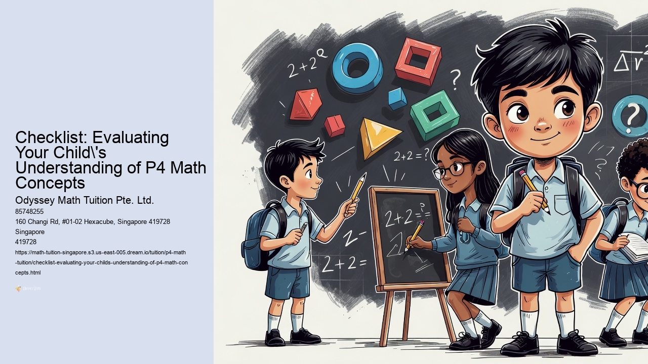 Checklist: Evaluating P4 Math tuition centre's resources and materials