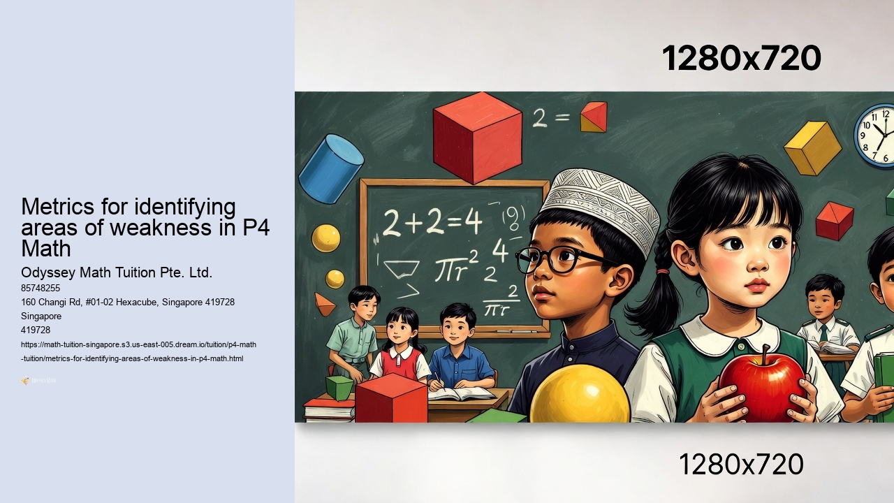 Metrics for identifying areas of weakness in P4 Math